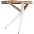 TISCHGESTELL in Metall 60/72/70 cm - Creme, Design, Metall (60/72/70cm) - Landscape