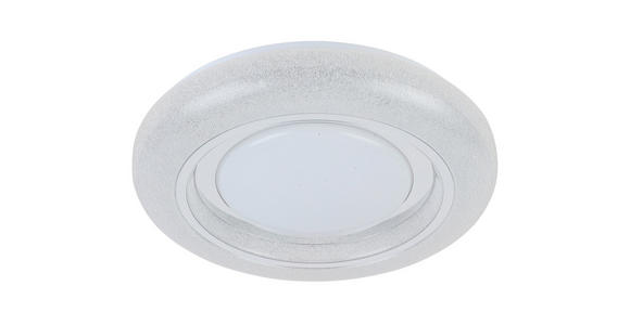 LED-DECKENLEUCHTE 38/7 cm - Chromfarben/Weiß, Trend, Kunststoff/Metall (38/7cm) - Novel