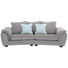 MEGASOFA in Textil Grau, Hellblau - Dunkelbraun/Grau, LIFESTYLE, Holz/Textil (274/74/52/120cm) - Landscape MEGASOFA in Textil Grau, Hellblau - Dunkelbraun/Grau, LIFESTYLE, Holz/Textil (274/74/52/120cm) - Landscape
