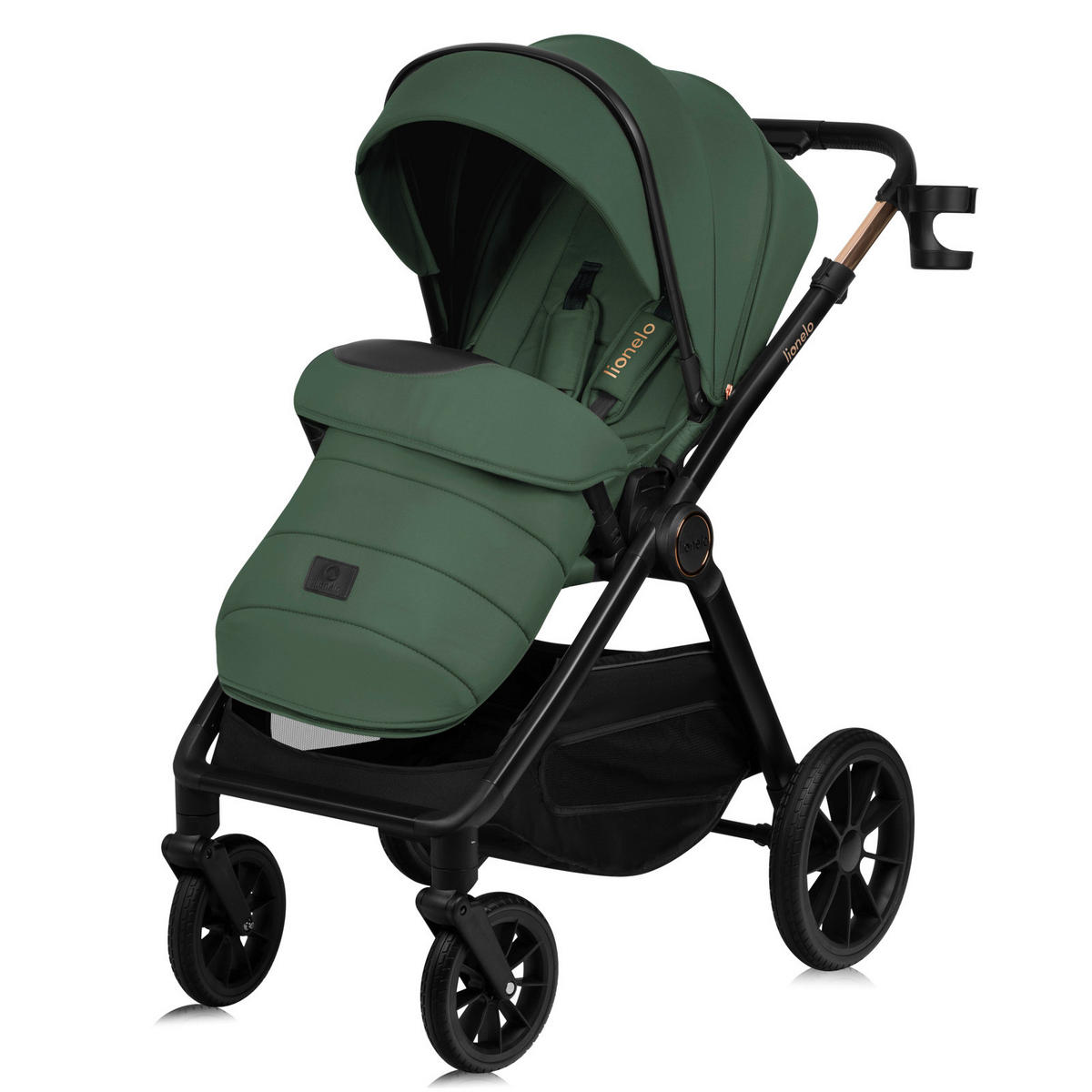 KINDERWAGENSET  LO-Layla 3in1  Green Forest  - Grün, Basics (94/62/115cm) - Lionelo