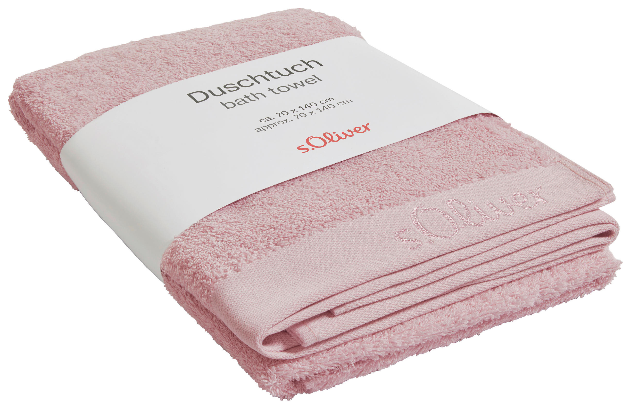 S. Oliver OSUŠKA DO SPRCHY, 70/140 cm, světle růžová