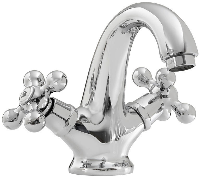 WASCHTISCHARMATUR EHM-31-C  - Chromfarben, LIFESTYLE, Metall (4,8/17,1/17,3cm) - Sadena