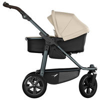 KOMBIKINDERWAGEN  - Anthrazit, Basics, Metall (57/111/120cm) - TFK