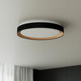 LED-DECKENLEUCHTE Nashville 48/8 cm  - Schwarz/Sonoma Eiche, Basics, Kunststoff/Metall (48/8cm) - Novel