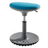 BÜROHOCKER   Blau, Grau  - Blau/Grau, Design, Kunststoff/Textil (38/48/27,5cm) - Paidi