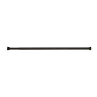 DUSCHVORHANGSTANGE KRETA 125-220 cm  - Schwarz, Basics, Metall (125-220cm) - Spirella