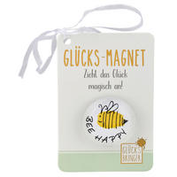 KÜHLSCHRANKMAGNET 6/8,5/1 cm  - Gelb, Basics, Glas (6/8,5/1cm)