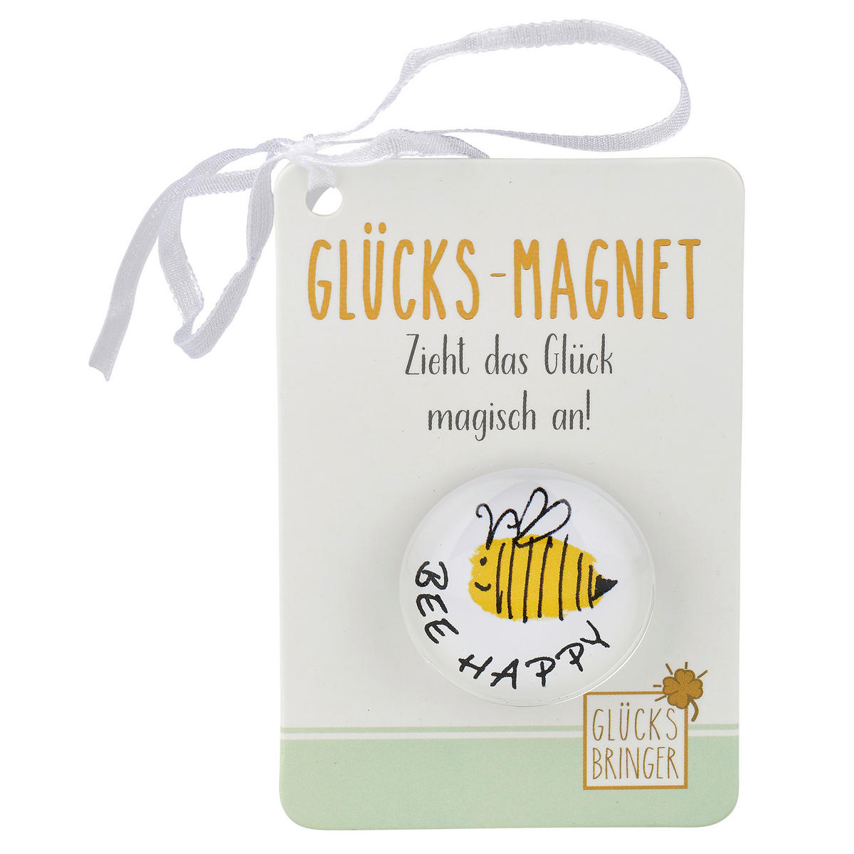 KÜHLSCHRANKMAGNET 6/8,5/1 cm  - Gelb, Basics, Glas (6/8,5/1cm)