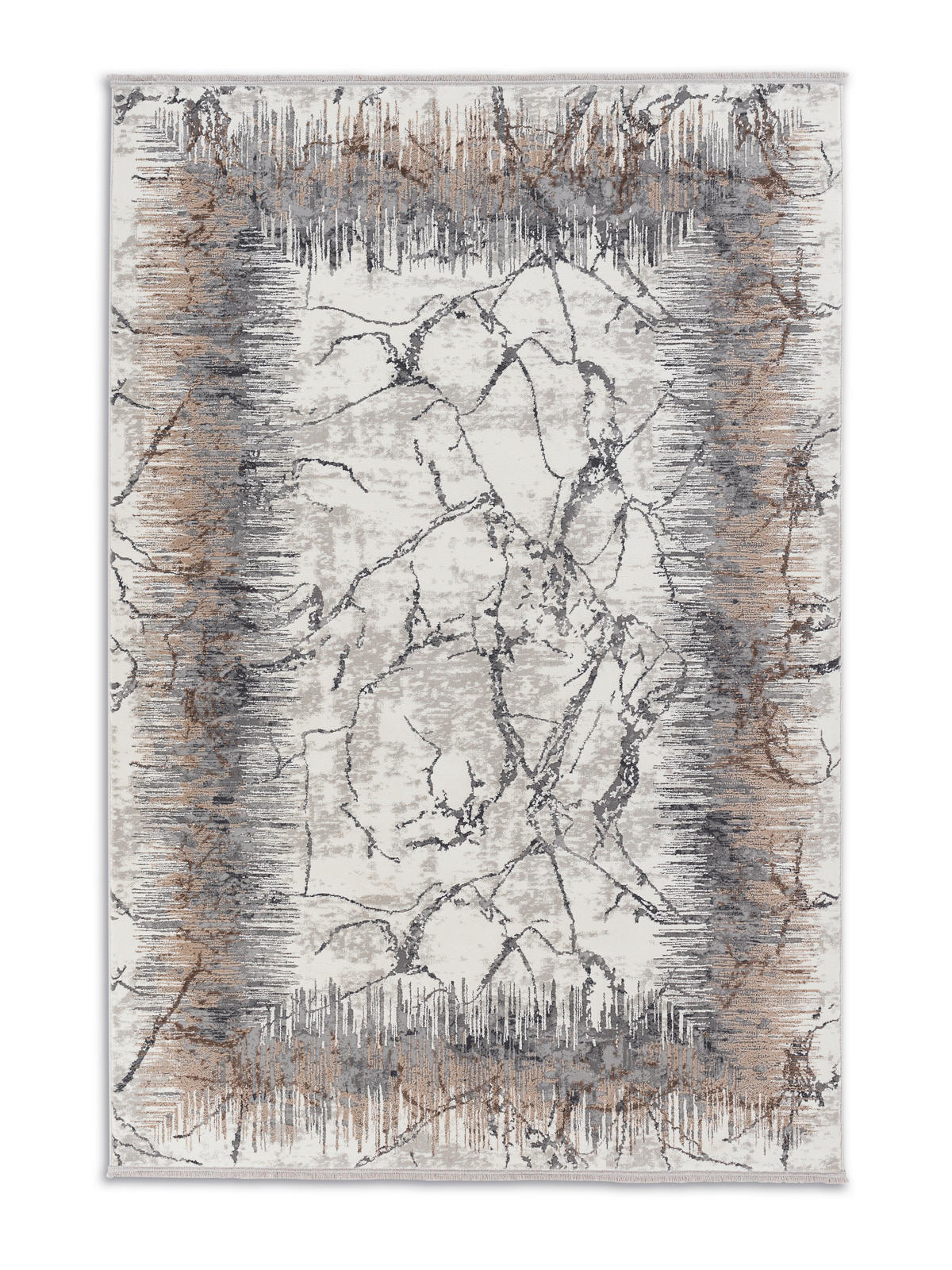 WEBTEPPICH 80/150 cm Vercelli Creme, Beige  - Beige/Creme, KONVENTIONELL, Kunststoff/Textil (80/150cm)