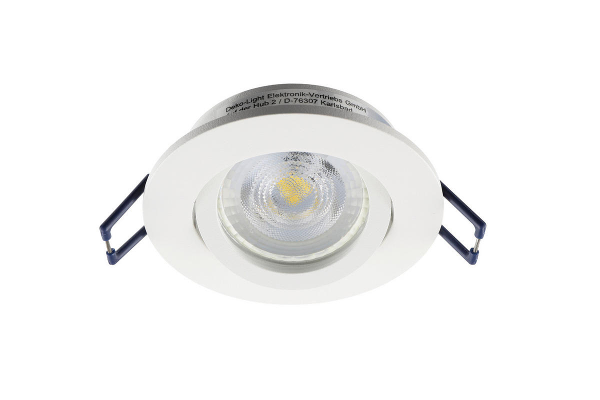 EINBAUSPOT Samsola 9,5/2,3 cm   - Weiß, Basics, Metall (9,5/2,3cm)
