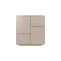 KOMMODE Sofia  in 107/115/37,5 cm  - Sandfarben, Design, Holzwerkstoff/Kunststoff (107/115/37,5cm) - MID.YOU