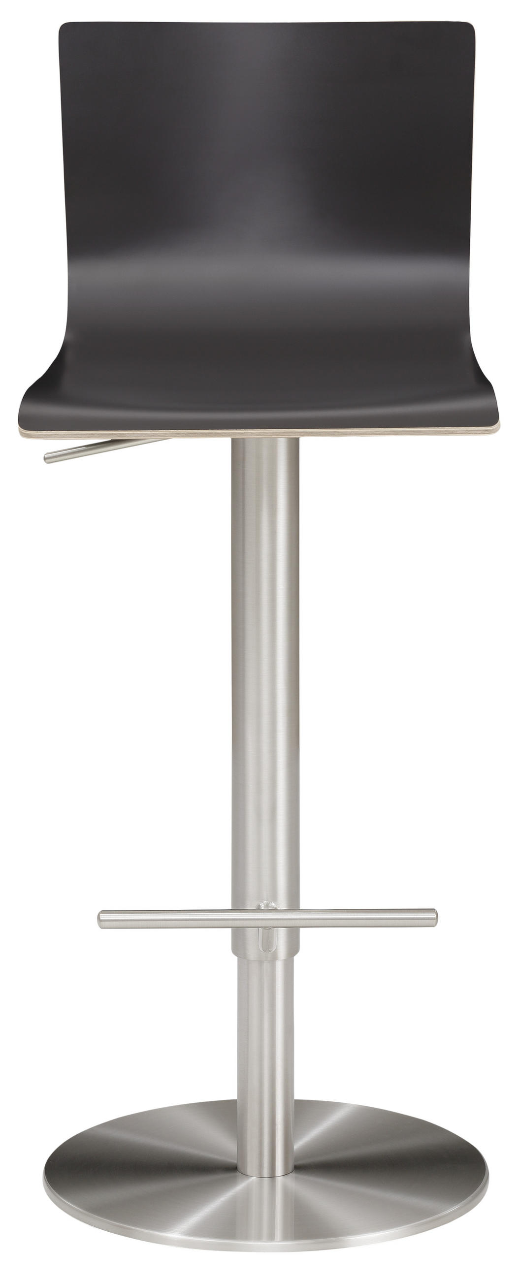 BARHOCKER in Holz, Metall Anthrazit  - Chromfarben/Anthrazit, MODERN, Holz/Metall (39,5/81-107,5/43cm) - MID.YOU