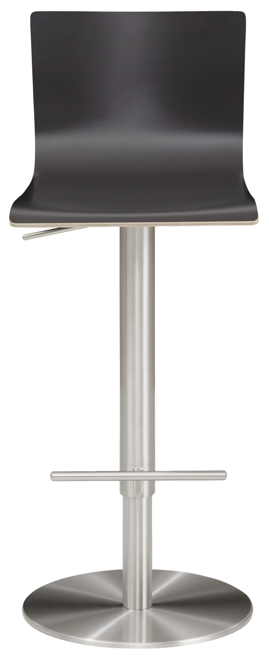 BARHOCKER in Holz, Metall Anthrazit  - Chromfarben/Anthrazit, MODERN, Holz/Metall (39,5/81-107,5/43cm) - MID.YOU