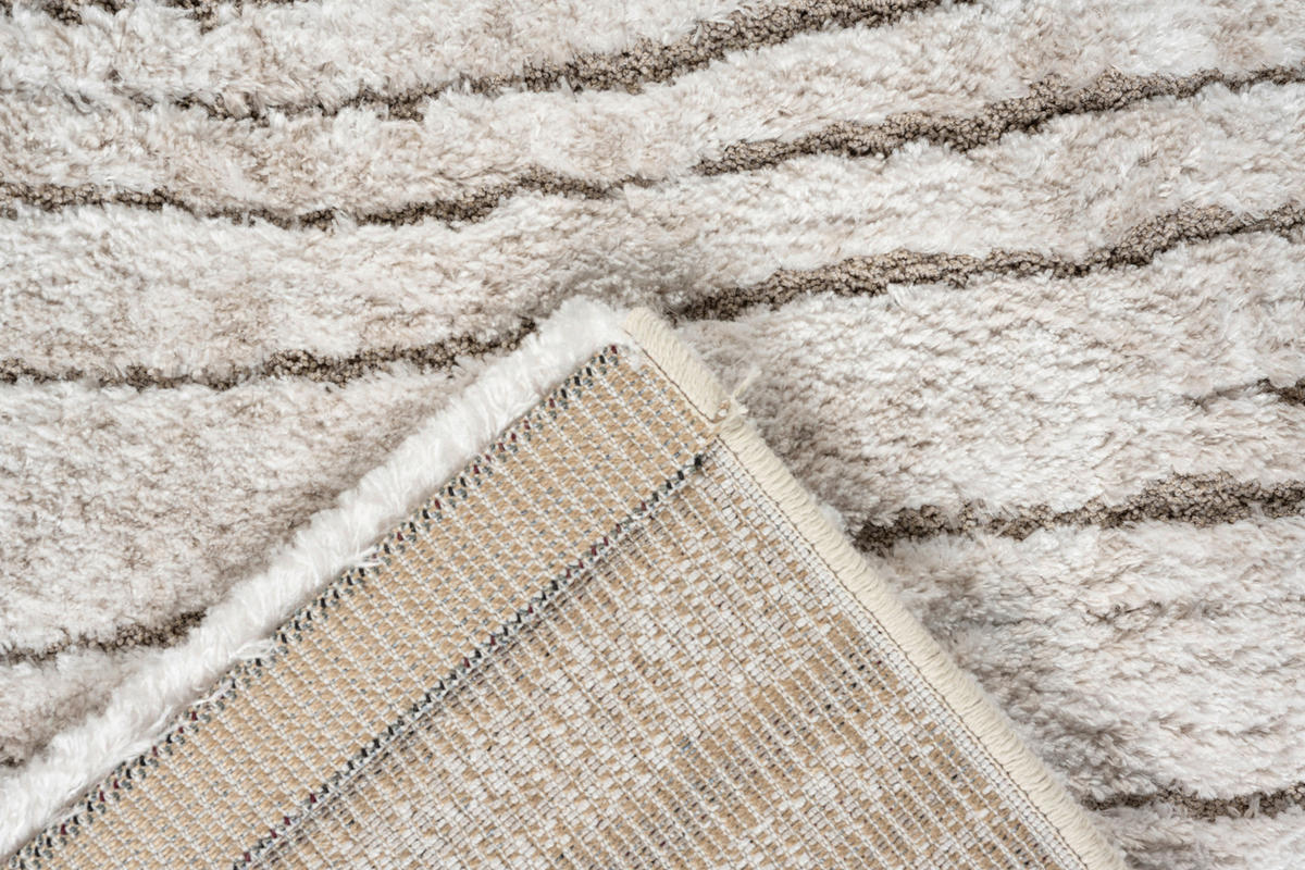 WEBTEPPICH  Wohnzimmer 133/195 cm Masai Weiß  - Weiß, Basics, Kunststoff/Textil (133/195cm) - Novel