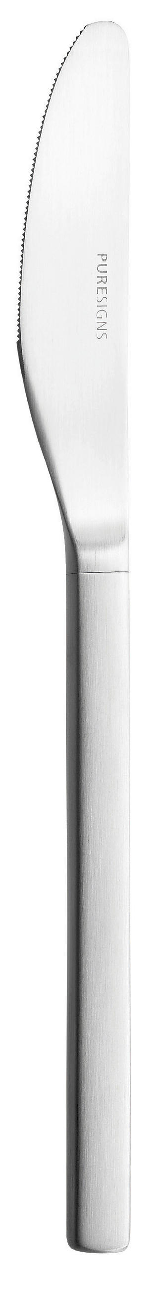 BESTECKSET ONE 30-teilig Edelstahl  für 6 Personen  - Edelstahlfarben, Basics, Metall - PURESIGNS