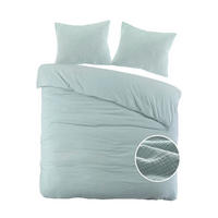 BETTWÄSCHESET 3-teilig Lena Muslin Musselin 200/210 cm  - Salbeigrün, Basics, Textil (200/210cm) - Esposa