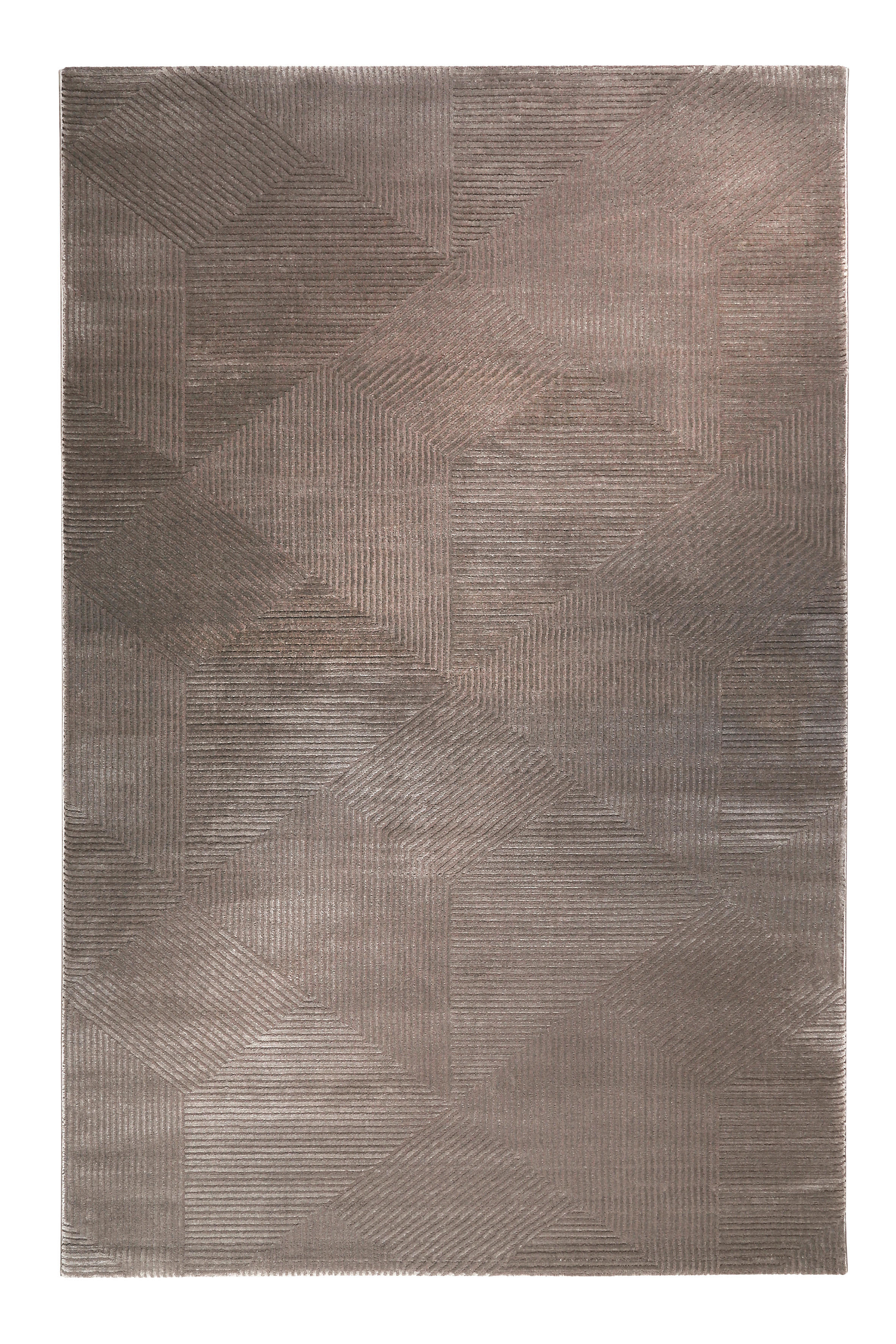 WEBTEPPICH 80/150 cm Velvet Groove Taupe  - Taupe, KONVENTIONELL, Textil (80/150cm) - Esprit