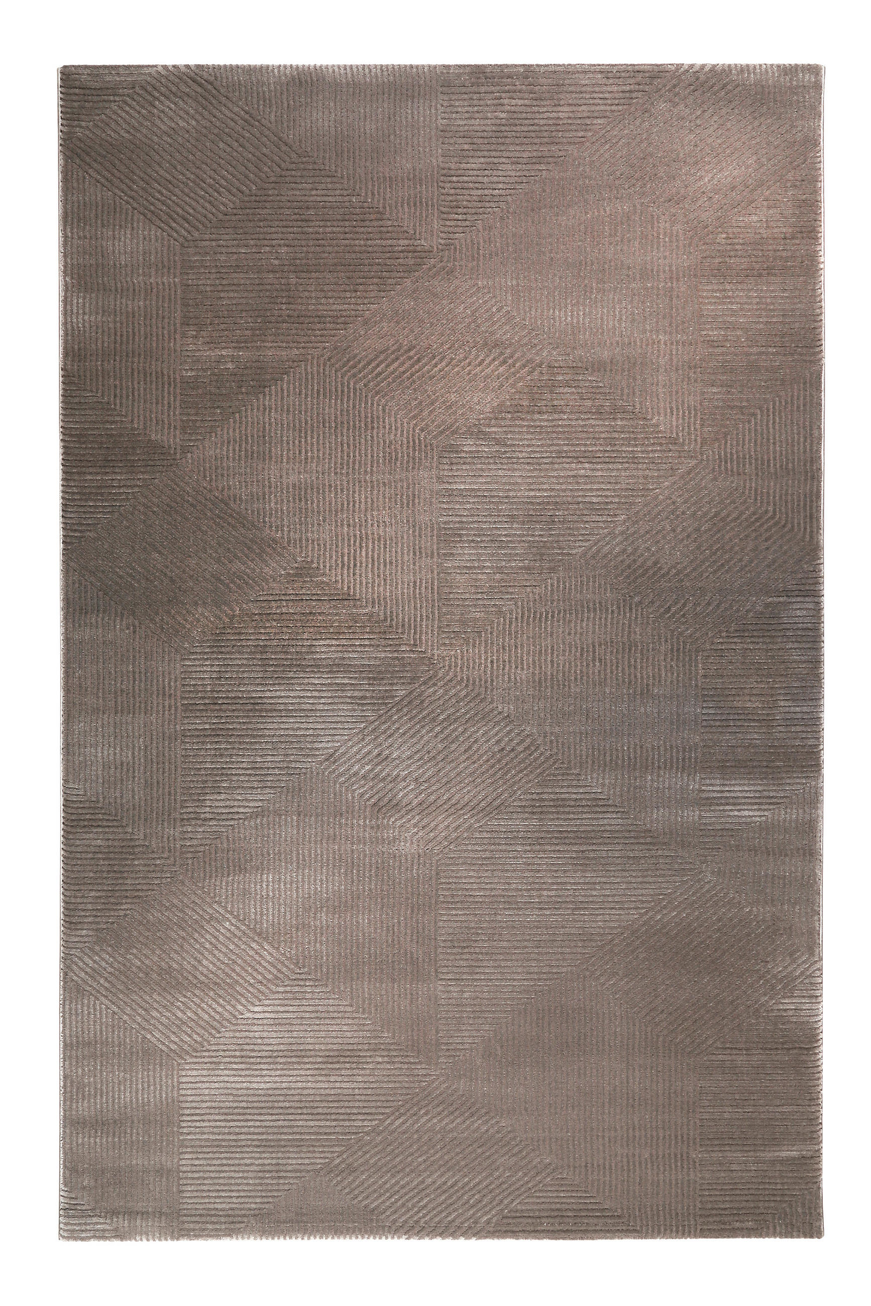 Esprit Webteppich Velvet Groove Taupe 120x170 cm