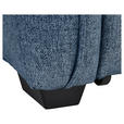 ECKSOFA Blau Flachgewebe - Blau/Schwarz, MODERN, Kunststoff/Textil (182/237cm) - Carryhome