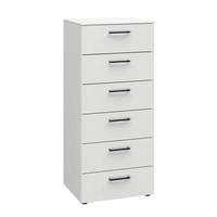 KOMMODE 50/118/41 cm  in Weiss  - Weiss/Schwarz, Design, Holzwerkstoff/Kunststoff (50/118/41cm) - Xora