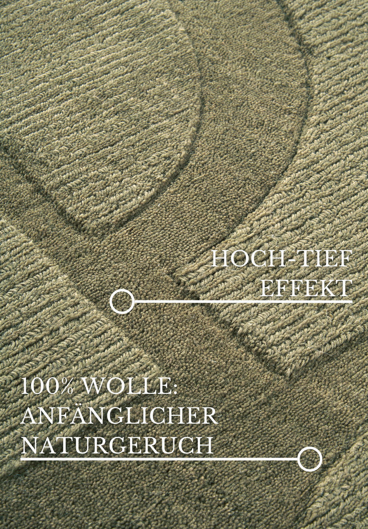 HANDWEBTEPPICH 160/230 cm Kollektion 1906 Grün  - Grün, Basics, Textil (160/230cm) - Villeroy & Boch
