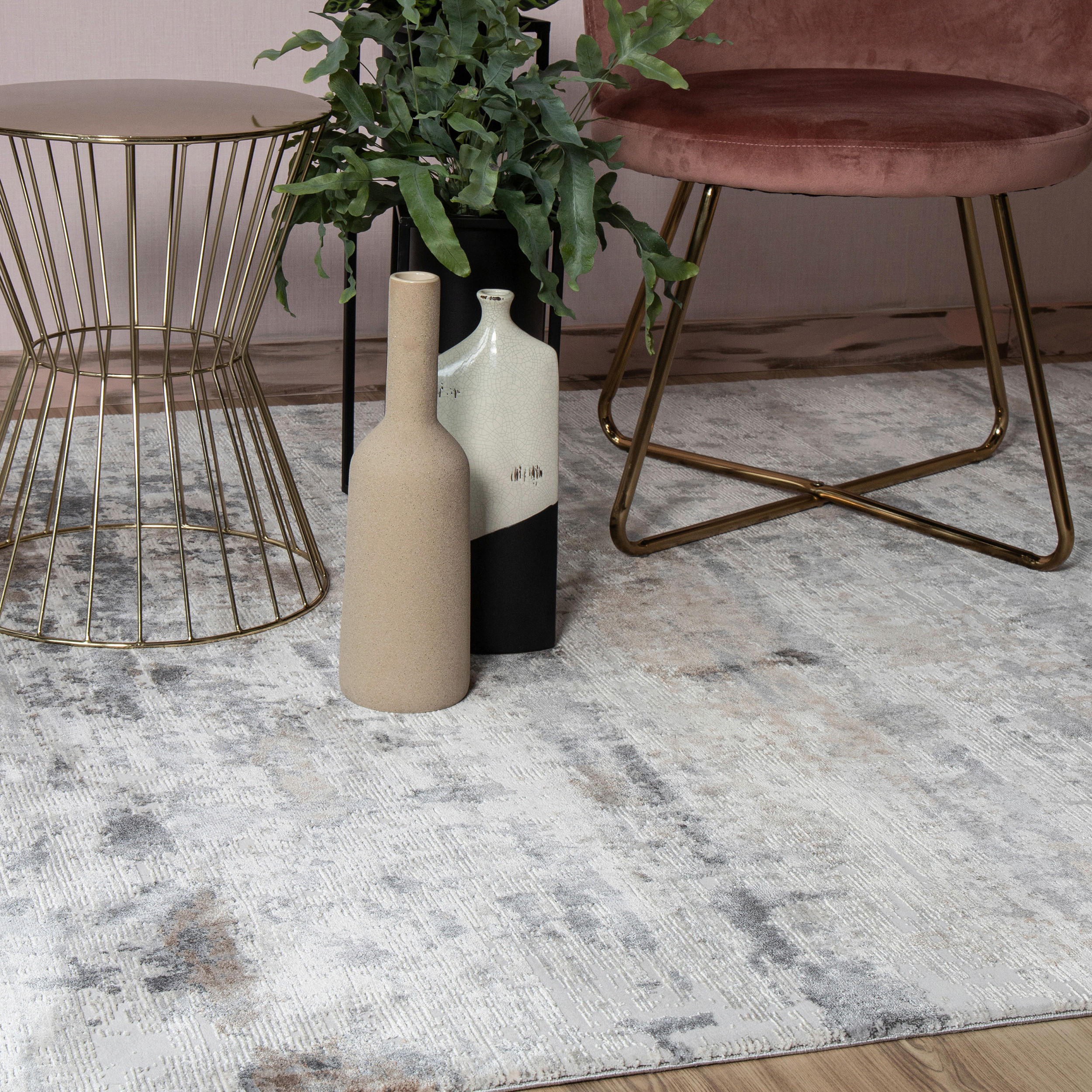 WEBTEPPICH 200/290 cm My Jewel of Obsession Taupe  - Taupe, KONVENTIONELL, Textil (200/290cm) - Obsession