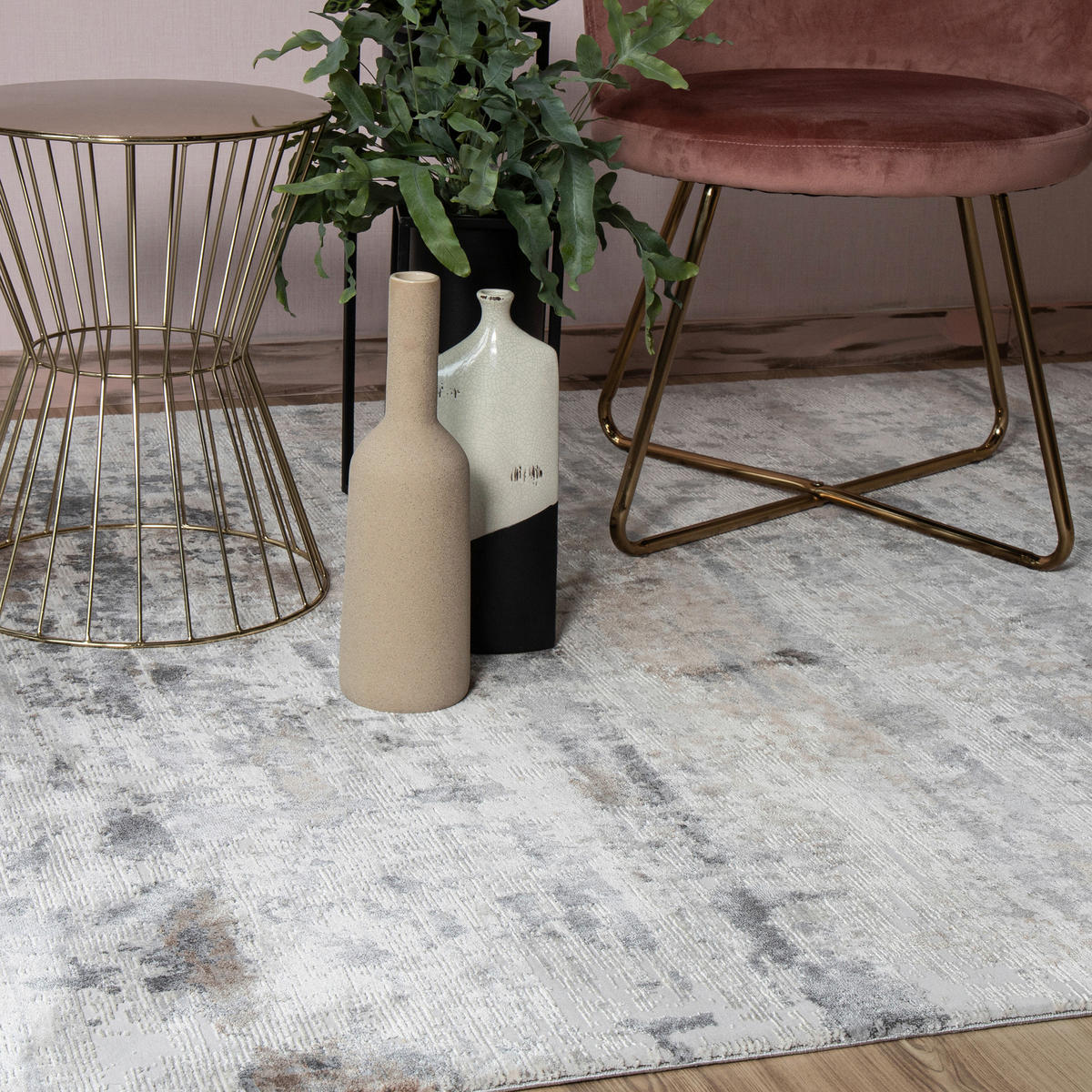 COVOR ȚESUT My Jewel of Obsession  - taupe, Konventionell, textil (80/150cm)
