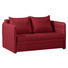 SCHLAFSOFA in Textil Rot - Chromfarben/Rot, KONVENTIONELL, Textil/Metall (213/88/91cm) - Novel SCHLAFSOFA in Textil Rot - Chromfarben/Rot, KONVENTIONELL, Textil/Metall (213/88/91cm) - Novel