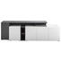 LOWBOARD - Anthrazit/Schwarz, Design, Holzwerkstoff/Kunststoff (184/50/43cm) - Voleo LOWBOARD - Anthrazit/Schwarz, Design, Holzwerkstoff/Kunststoff (184/50/43cm) - Voleo