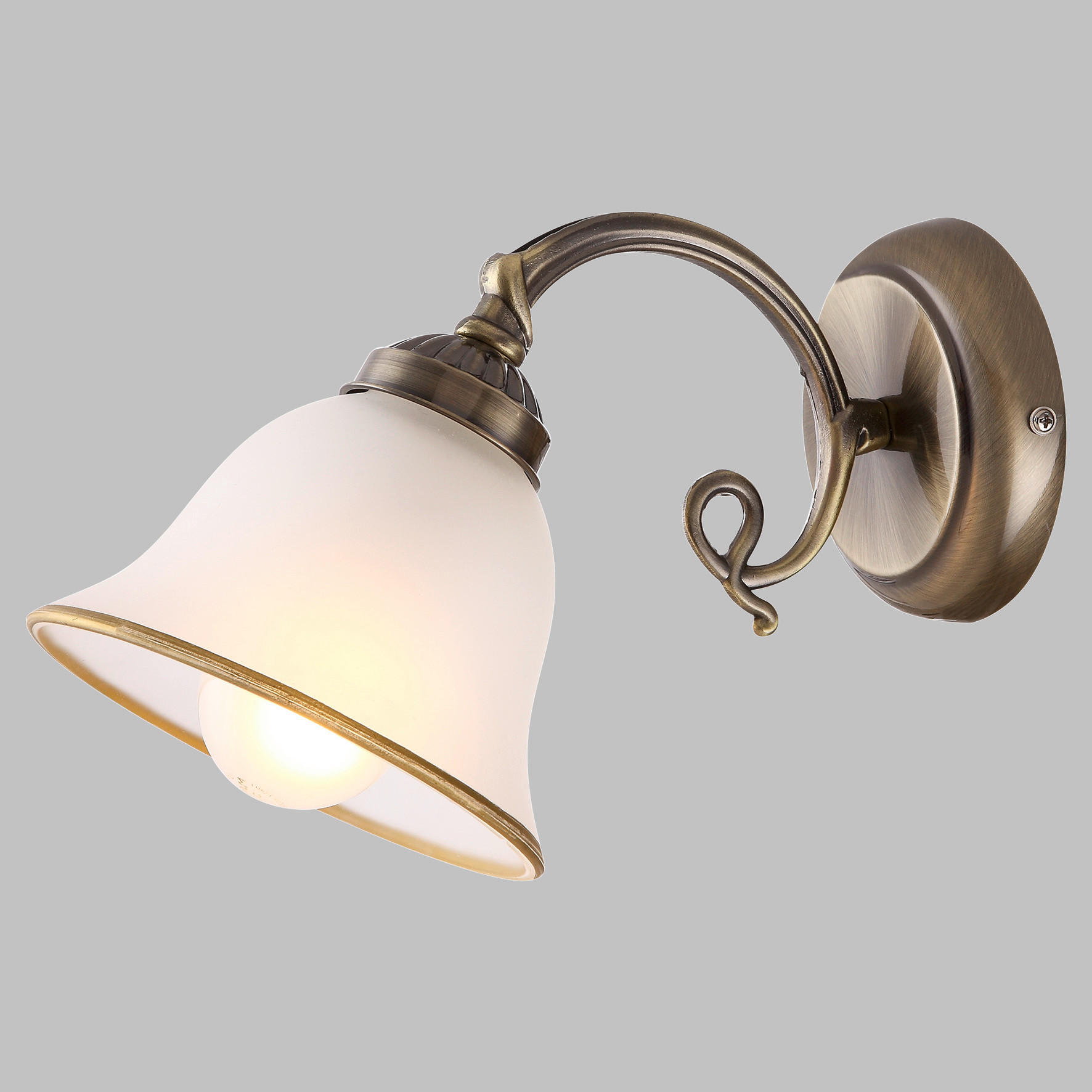 Wandleuchte Bela 16/30/18 cm - ROMANTIK / LANDHAUS, Glas/Metall (16/30/18cm) - Globo