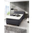 BOXSPRINGBETT 120/200 cm INKL. Matratze - Anthrazit/Schwarz, KONVENTIONELL, Kunststoff/Textil (120/200cm) - Carryhome