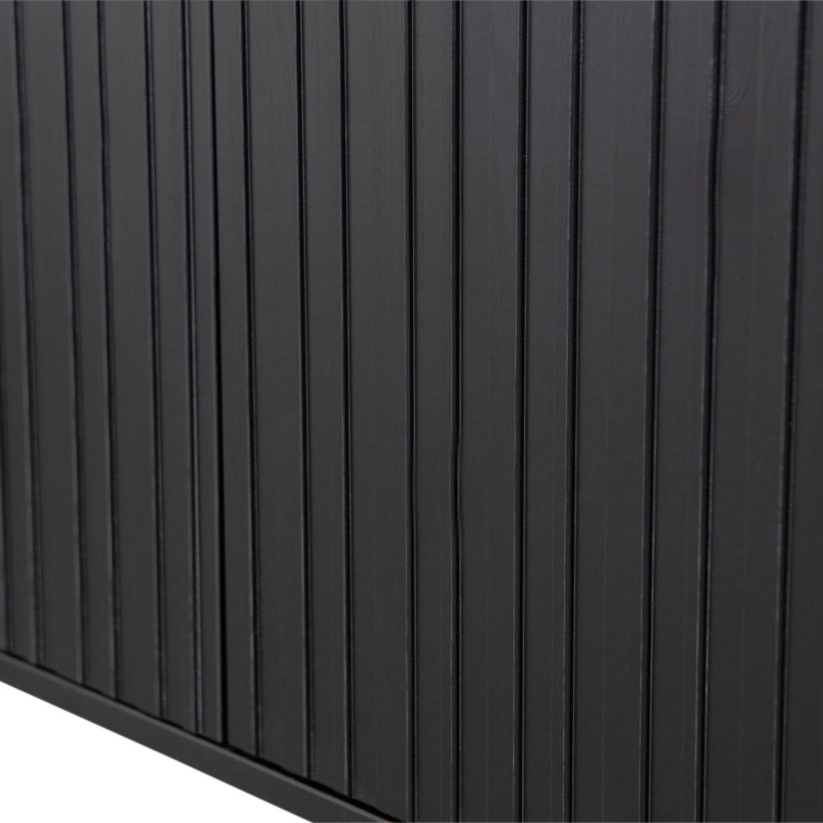 LOWBOARD Gravure 100/56/44 cm   - Schwarz, Design, Holz/Metall (100/56/44cm) - Livetastic