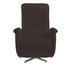 RELAXSESSEL Echtleder - Chromfarben/Braun, Design, Leder/Metall (80/109/88cm) - Beldomo Premium RELAXSESSEL Echtleder - Chromfarben/Braun, Design, Leder/Metall (80/109/88cm) - Beldomo Premium