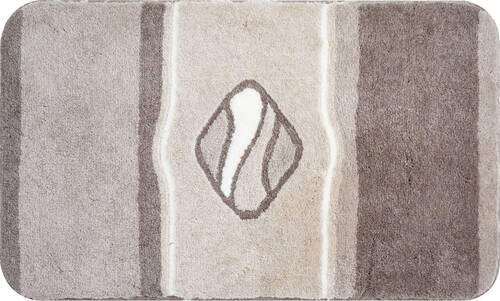 BADTEPPICH Taupe 60/100 cm  - Taupe, Basics, Kunststoff/Textil (60/100cm)