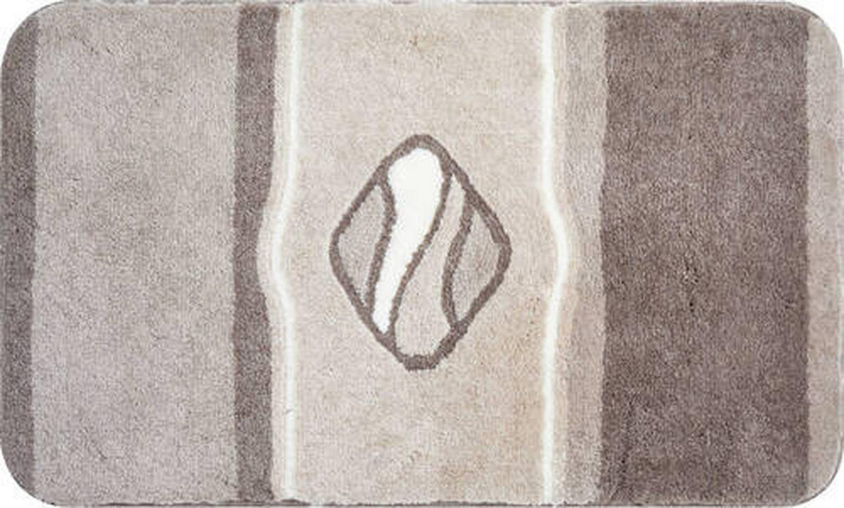 BADTEPPICH Taupe 60/100 cm  - Taupe, Basics, Kunststoff/Textil (60/100cm)