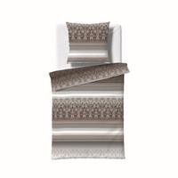 BETTWÄSCHE Aspen Biber 135/200 cm  - Braun, Design, Textil (135/200cm) - Fleuresse