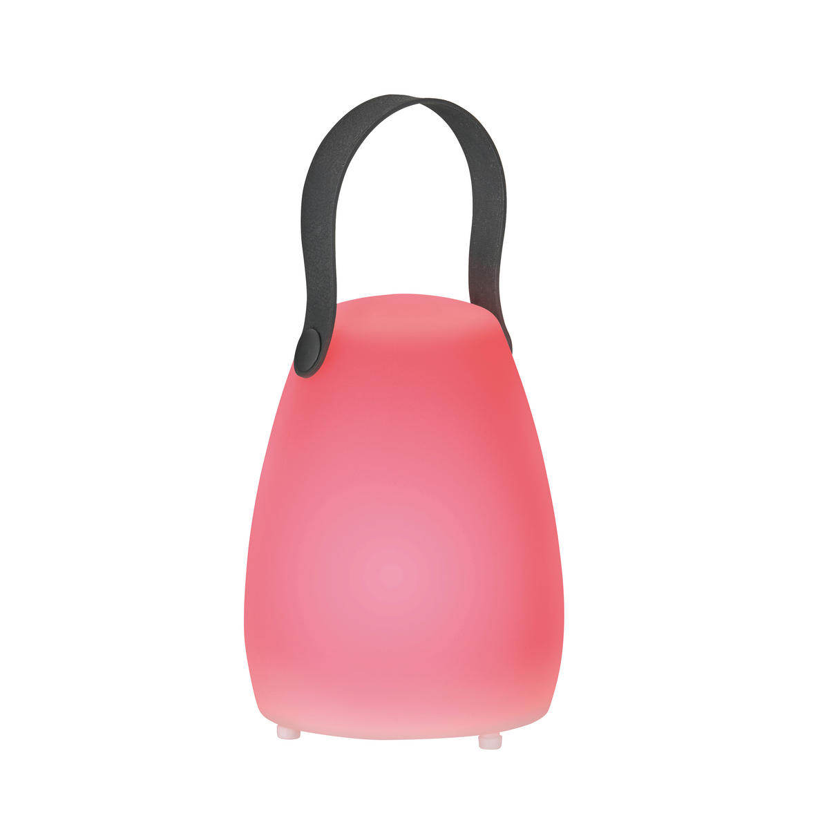 AKKU-TISCHLEUCHTE Ruby 11,2/16 cm   - Schwarz/Weiß, KONVENTIONELL, Kunststoff (11,2/16cm)