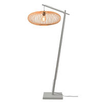 GOLVLAMPA GOOD&MOJO     - vit/naturfärgad, Trend (176/60/36cm) - Good & Mojo