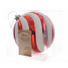 Dekokugel groß 14 cm - Rot/Weiß, Basics, Kunststoff (14cm)