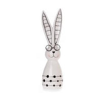 DEKOHASE - Schwarz/Weiß, LIFESTYLE, Keramik (7/6,5/26,5cm)