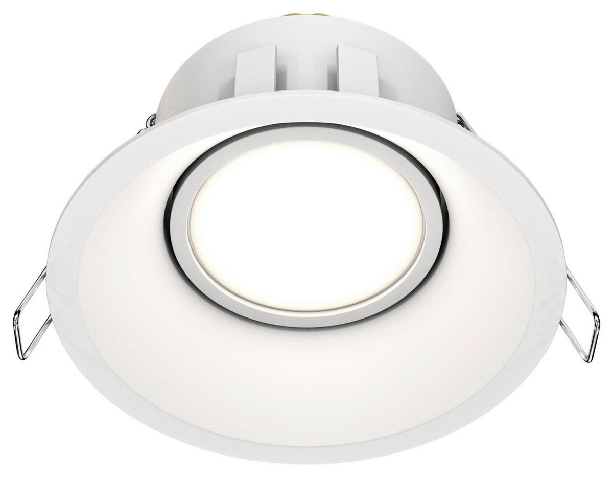 SPOTLIGHT 9,3/4,5/9,3 cm   - vit, Basics, metall (9,3/4,5/9,3cm) - MAYTONI