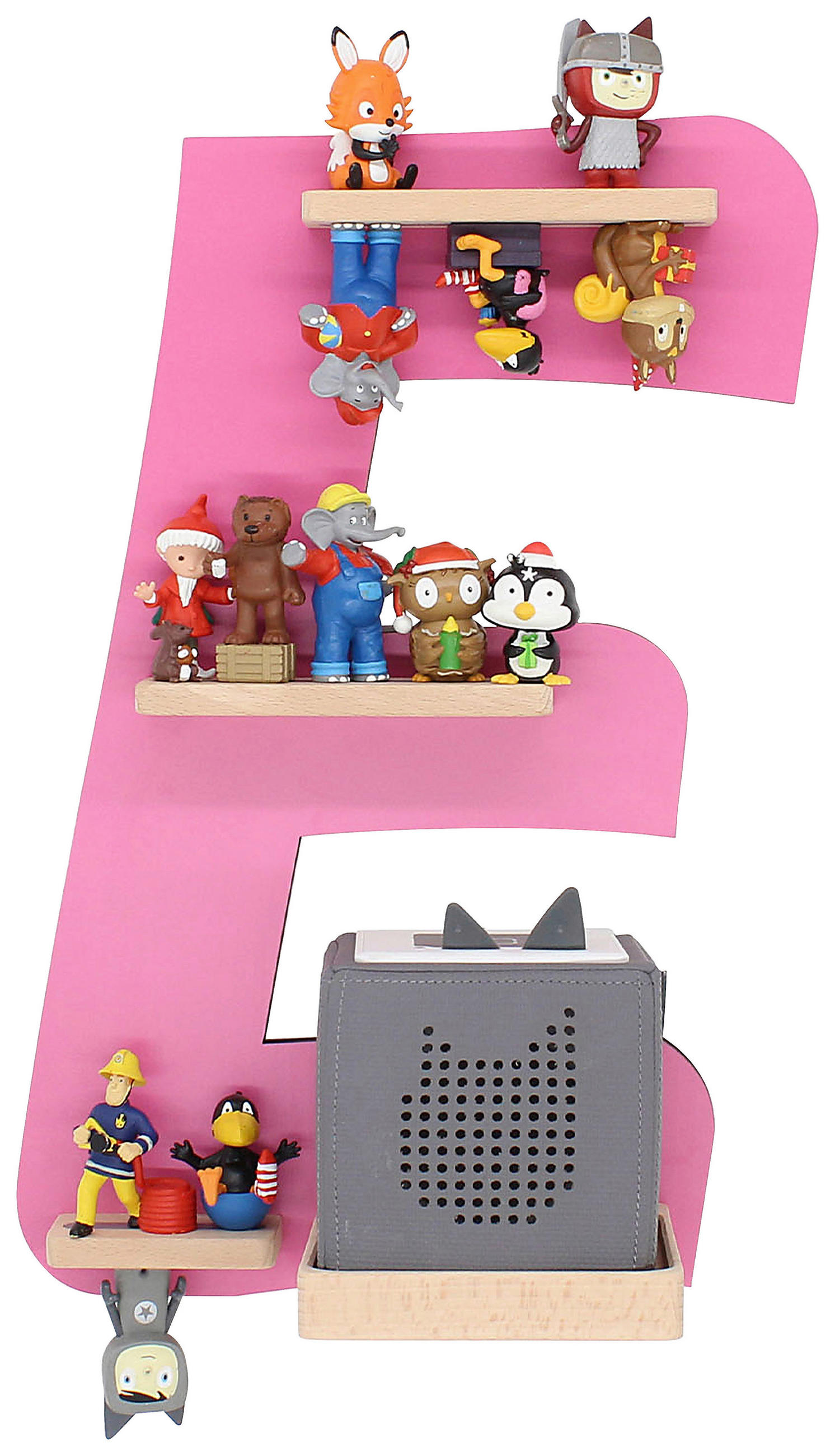 KINDERREGAL  - Pink, Modern, Holzwerkstoff (32/47/19cm) - MID.YOU