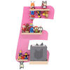 KINDERREGAL Pink  - Pink, MODERN, Holzwerkstoff (32/47/19cm) - MID.YOU