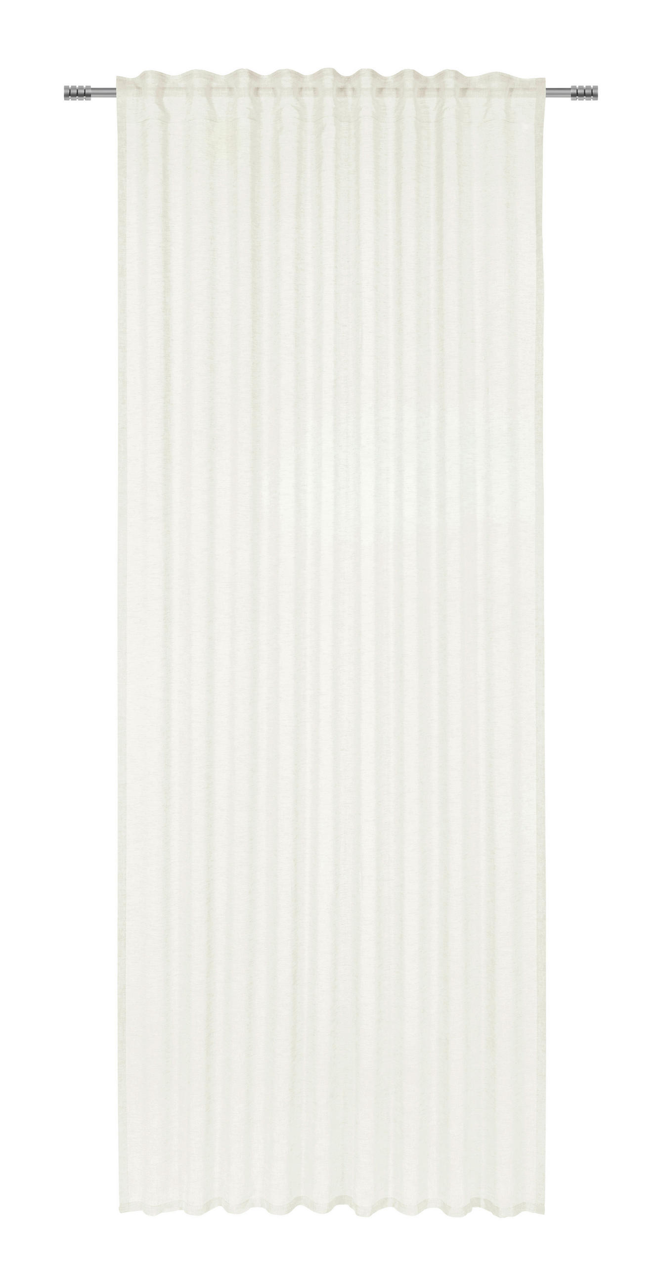 FERTIGVORHANG  halbtransparent   140/245 cm  - Weiß, KONVENTIONELL, Textil (140/245cm) - Esposa
