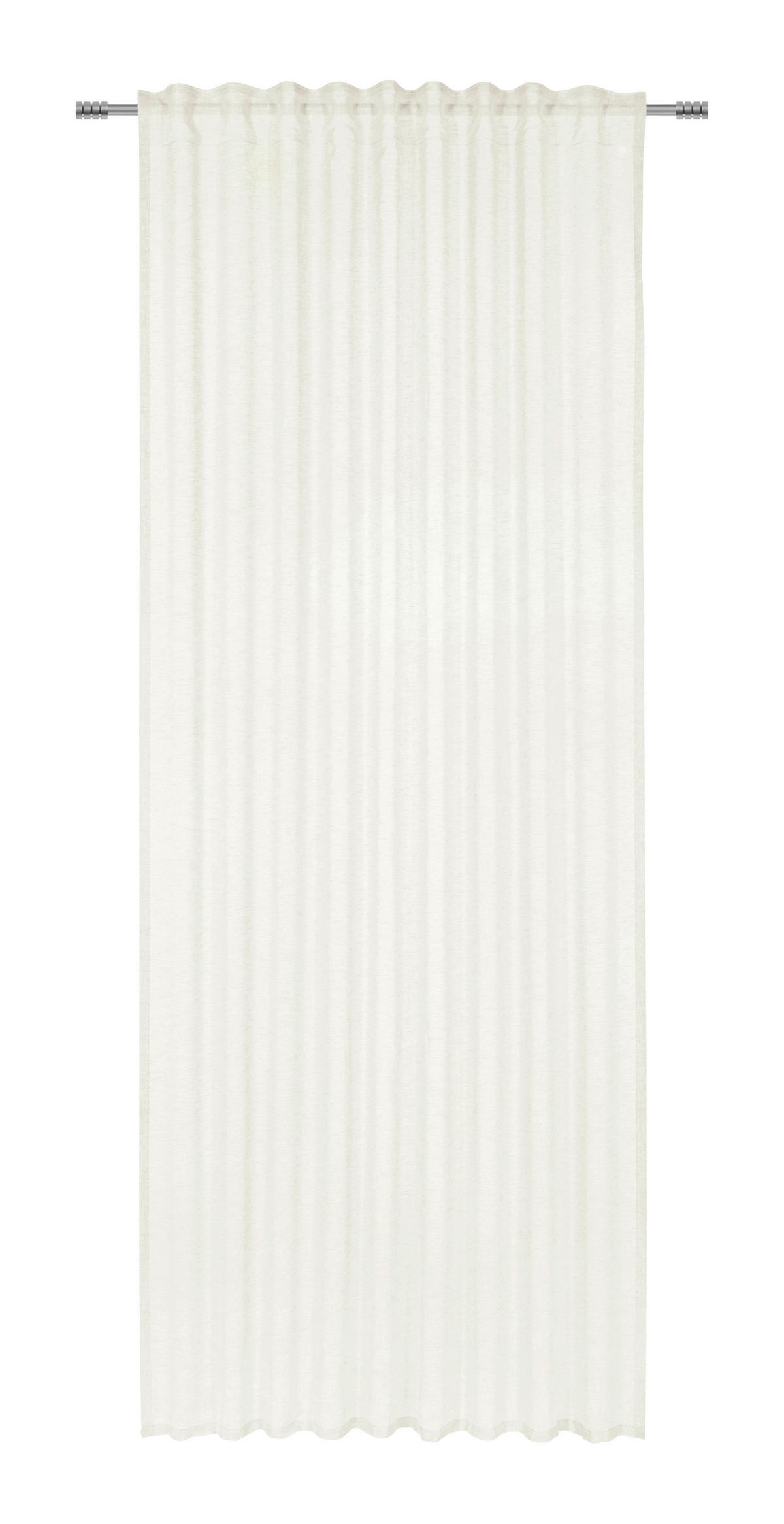 FERTIGVORHANG  halbtransparent   140/245 cm  - Weiß, KONVENTIONELL, Textil (140/245cm) - Esposa