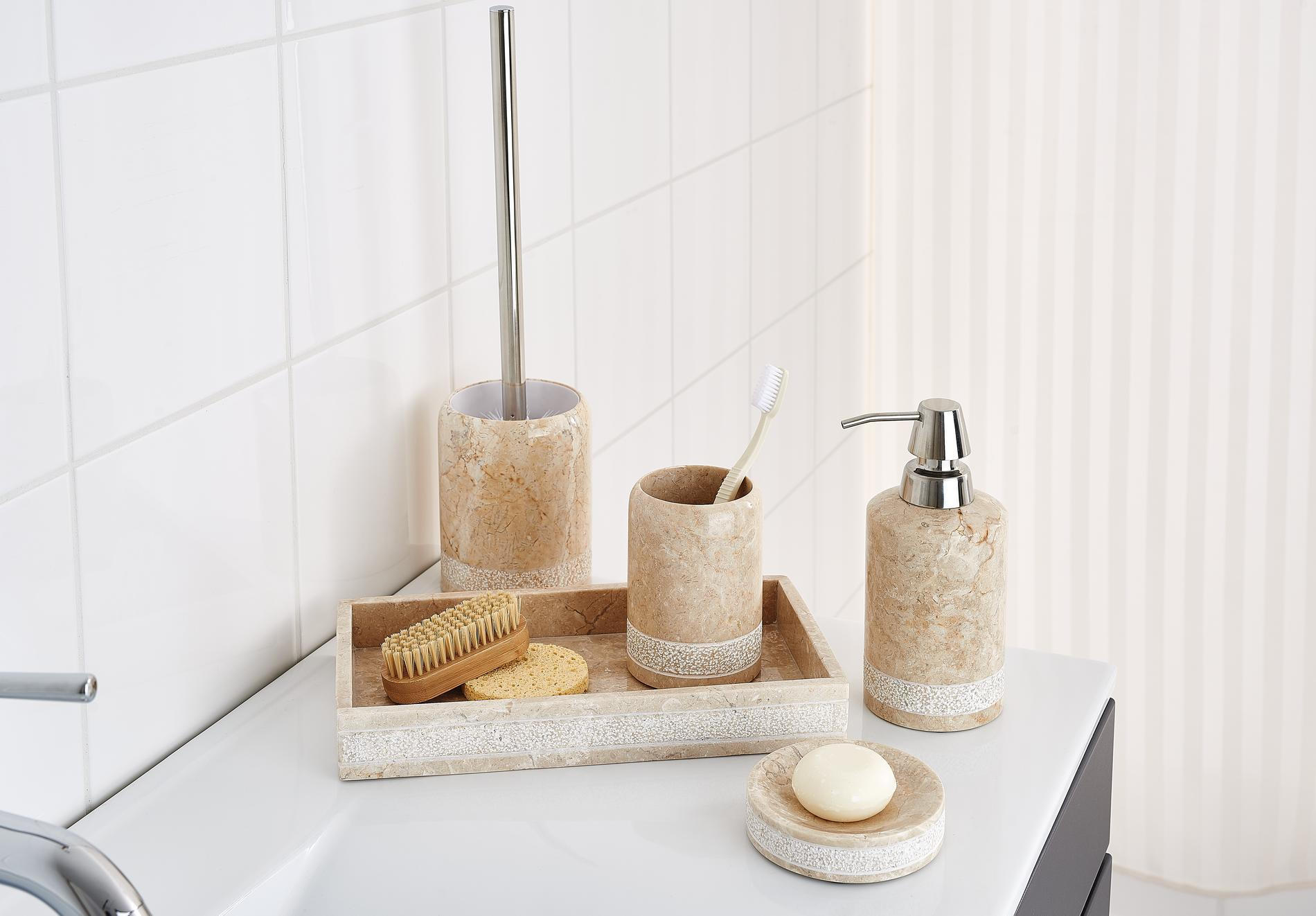 SEIFENSCHALE - Naturfarben, Basics, Stein (9/2,5/9cm) - Sadena