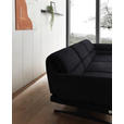 ECKSOFA  in Flachgewebe Schwarz  279-327/176-217 cm  - Schwarz, Design, Textil/Metall (279-327/176-217cm) - Dieter Knoll