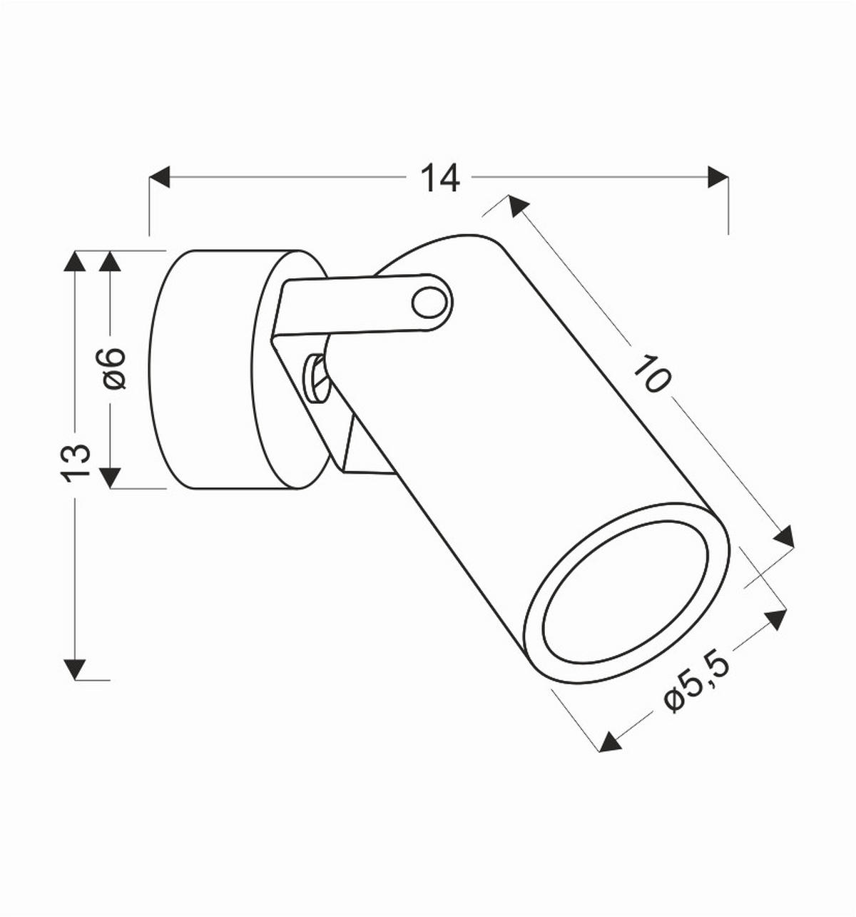 STRAHLER 14/5.5/13 cm   - Schwarz, Basics, Metall (14/5.5/13cm)