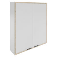 HÄNGESCHRANK 60/63/32,5 cm  - Weiß/Eiche Artisan, MODERN, Holzwerkstoff/Kunststoff (60/63/32,5cm) - MID.YOU