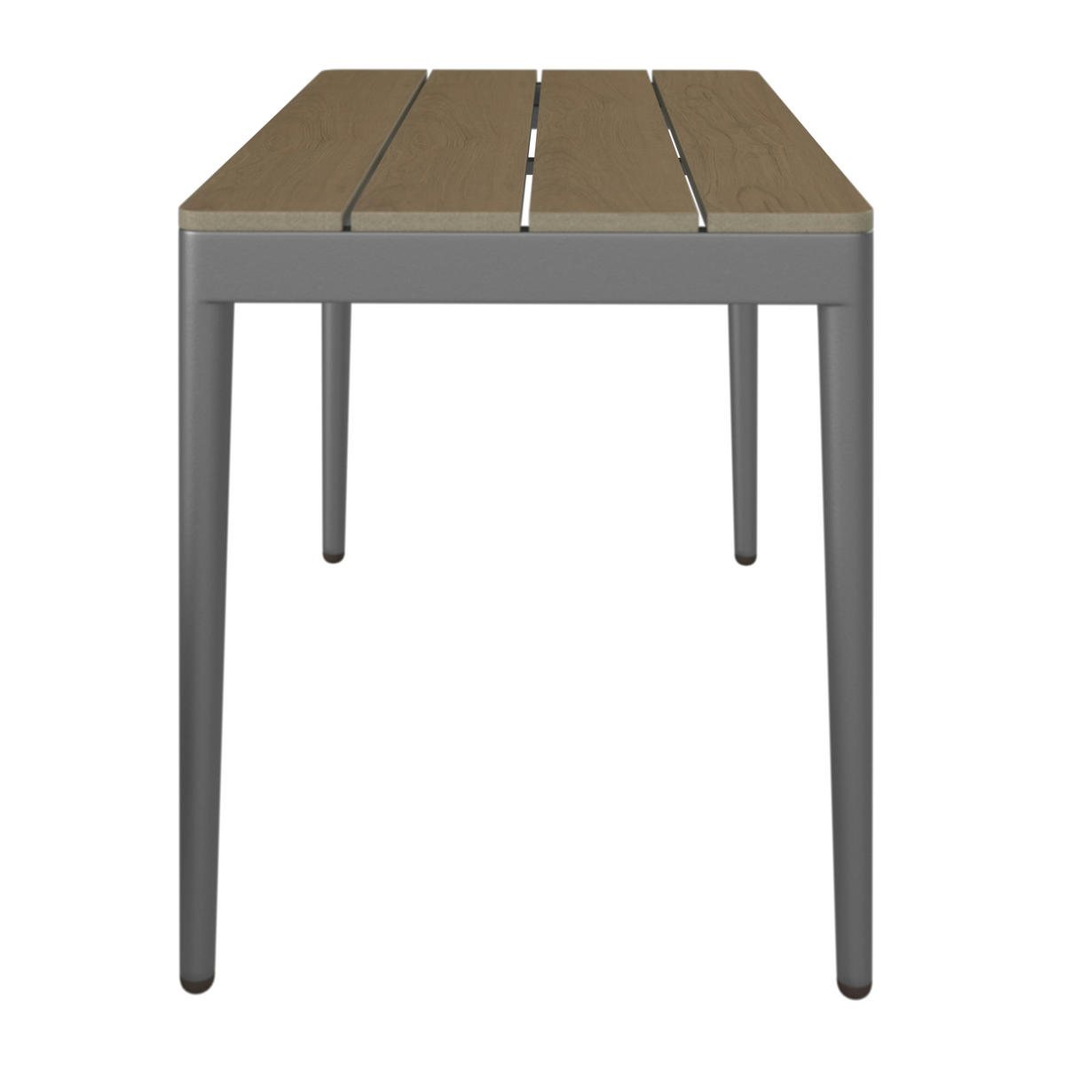 LOUNGE GARNITURA tkanina aluminij  - siva/naravne barve, Moderno, kovina/umetna masa (255/72/145cm) - Ambia Garden